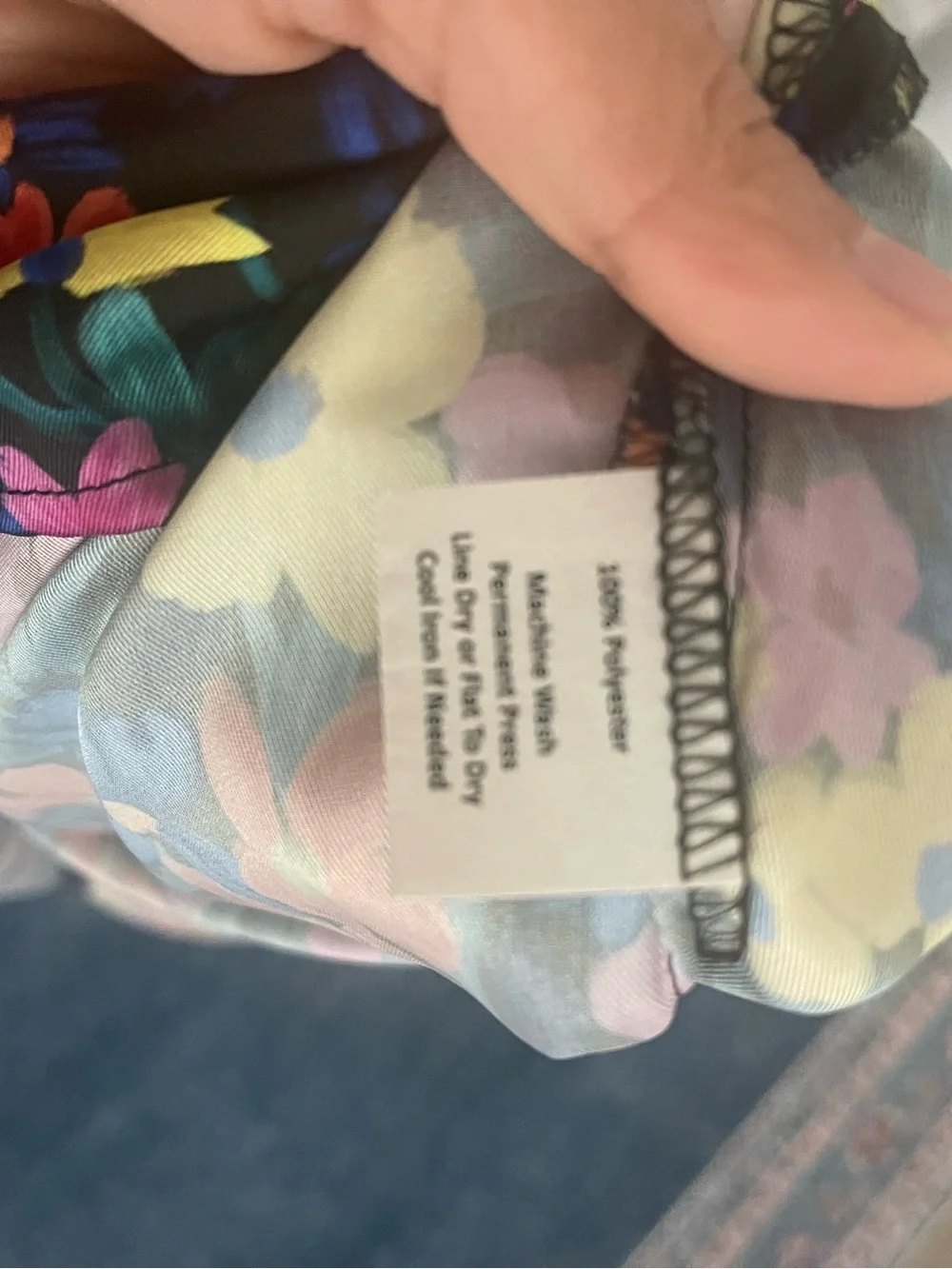 Sara campbell flower print blouse size xl - Picture 5 of 5